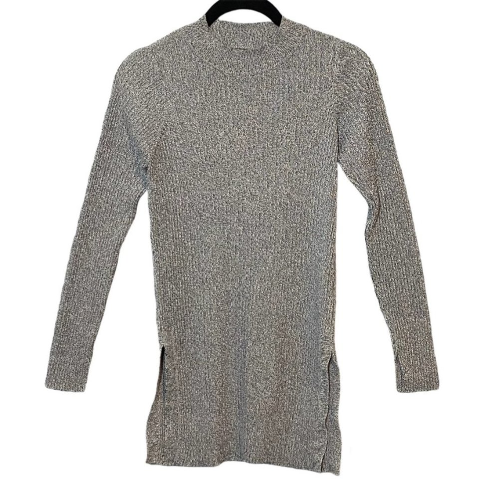 Topshop Marled Tunic Mock Neck Sweater Size 2 (XS)